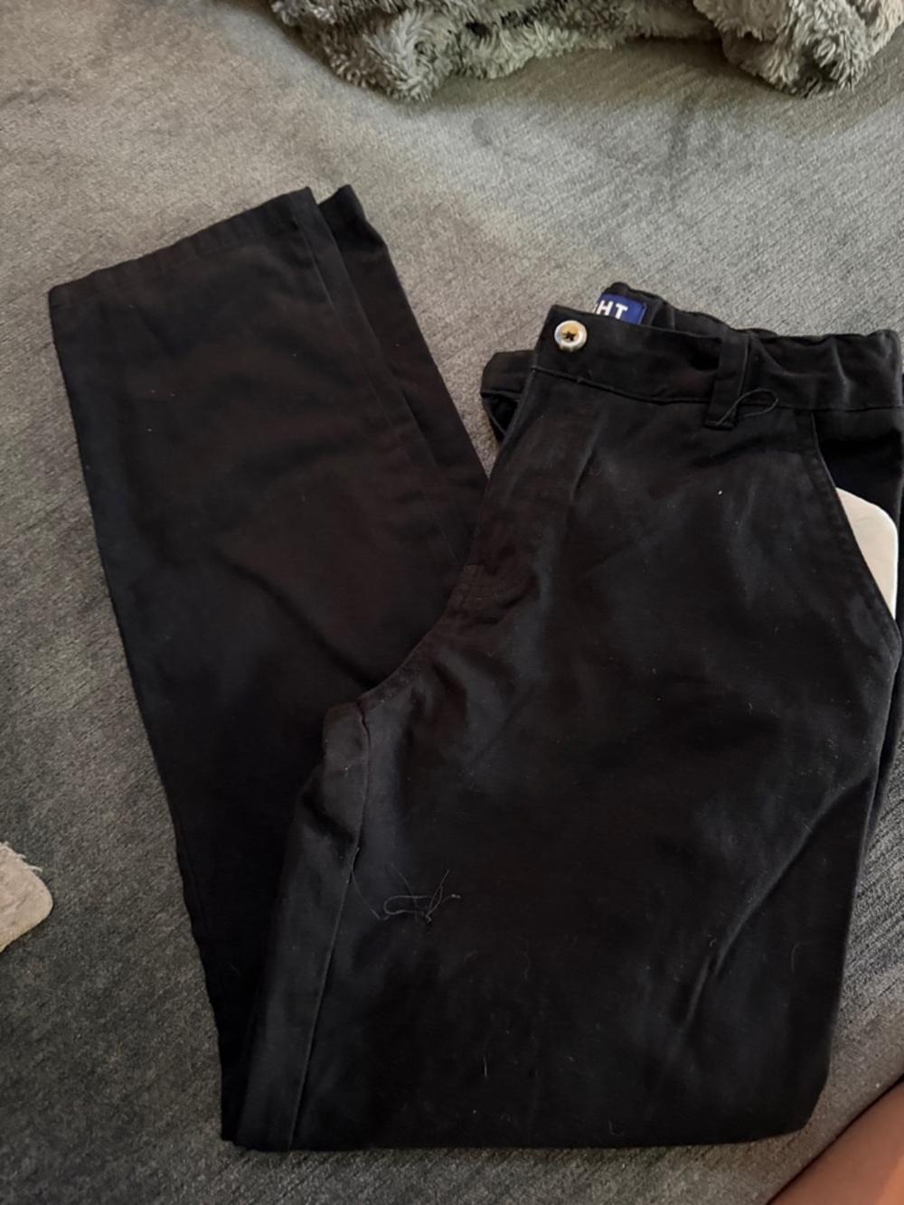 French Toast Black School/Everyday Kids Pants